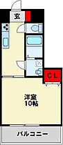 福岡県北九州市小倉北区木町２丁目（賃貸アパート1DK・3階・34.00㎡） その2