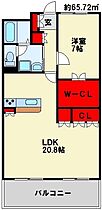 シャトレ大手町　S棟 1102 ｜ 福岡県北九州市小倉北区大手町10-20（賃貸マンション1LDK・11階・65.72㎡） その2