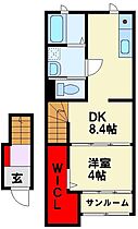 福岡県北九州市八幡東区尾倉２丁目（賃貸アパート1DK・2階・38.81㎡） その2