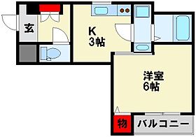 プティ・ポアン 302 ｜ 福岡県北九州市戸畑区千防２丁目9-1（賃貸マンション1K・3階・25.12㎡） その2