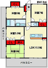 物件の間取り