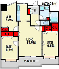 物件の間取り