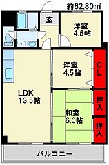 物件の間取り