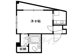 クレール岡崎 305 ｜ 京都府京都市左京区黒谷町（賃貸マンション1K・3階・23.23㎡） その2