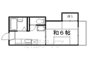 京都府京都市右京区龍安寺斎宮町（賃貸アパート1K・2階・21.00㎡） その2