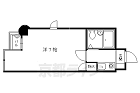 ナルド北白川 301 ｜ 京都府京都市左京区北白川堂ノ前町（賃貸マンション1K・3階・20.00㎡） その2