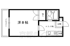 ヌーボ静市 202 ｜ 京都府京都市左京区静市市原町（賃貸マンション1K・2階・23.40㎡） その2