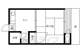 京都府京都市右京区御室小松野町（賃貸アパート1DK・2階・25.94㎡） その2