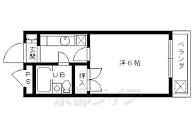 京都府京都市右京区嵯峨広沢南下馬野町（賃貸マンション1K・2階・18.36㎡） その2