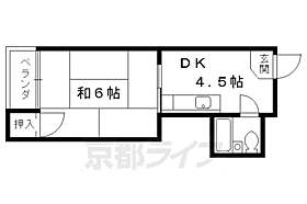 京都府京都市上京区橋西二町目（賃貸マンション1DK・2階・22.01㎡） その2