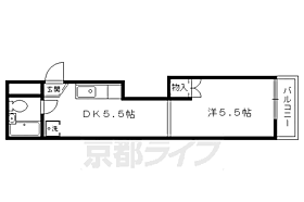 京都府京都市上京区東上善寺町（賃貸マンション1DK・5階・21.00㎡） その2