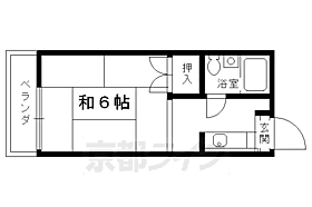 京都府京都市右京区嵯峨釈迦堂大門町（賃貸アパート1K・2階・16.87㎡） その2