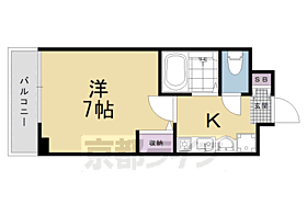 京都府京都市右京区西院高田町（賃貸マンション1K・7階・21.21㎡） その2