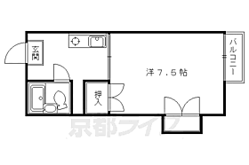 京都府京都市右京区常盤西町（賃貸アパート1K・1階・21.00㎡） その2