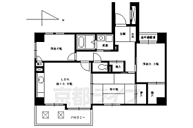 京都府京都市中京区壺屋町（賃貸マンション3LDK・2階・69.09㎡） その2