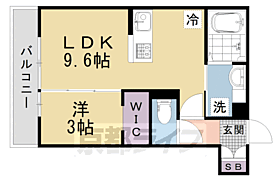 京都府京都市北区上賀茂朝露ケ原町（賃貸アパート1LDK・3階・32.39㎡） その2