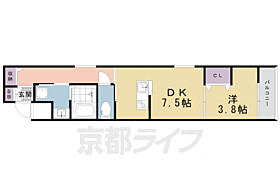 京都府京都市南区四ツ塚町（賃貸マンション1DK・2階・34.04㎡） その2