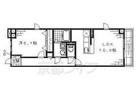 京都府京都市伏見区竹田藁屋町（賃貸マンション1LDK・6階・43.45㎡） その2