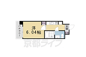 京都府京都市中京区西ノ京小堀町（賃貸マンション1K・5階・23.04㎡） その2