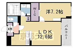 グロブナーパレス北山 203 ｜ 京都府京都市左京区下鴨北芝町（賃貸マンション1LDK・2階・47.57㎡） その2