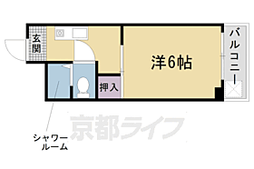 京都府京都市右京区太秦御所ノ内町（賃貸マンション1K・4階・18.00㎡） その2