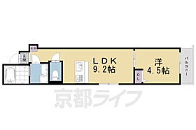 エスペランサ四条堀川 202 ｜ 京都府京都市下京区橘町（賃貸マンション1LDK・2階・30.10㎡） その2