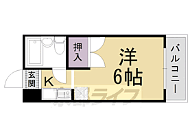 京都府京都市右京区太秦馬塚町（賃貸マンション1K・3階・17.01㎡） その2