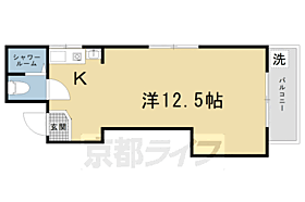 ハチセ若宮ハイツ 20E ｜ 京都府京都市下京区四本松町（賃貸マンション1R・2階・23.60㎡） その2