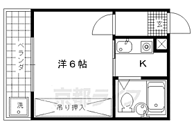 京都府京都市北区衣笠天神森町（賃貸マンション1K・2階・17.10㎡） その2