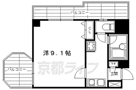 サンシティ烏丸高辻 715 ｜ 京都府京都市下京区因幡堂町（賃貸マンション1K・7階・27.50㎡） その2