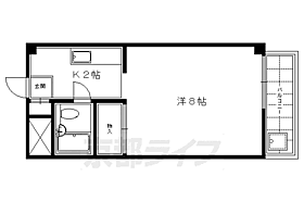 バークレイカワムラ 302 ｜ 京都府京都市左京区岩倉幡枝町（賃貸マンション1K・3階・22.75㎡） その2