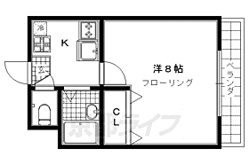 メゾン・ベローナ 412 ｜ 京都府京都市東山区鐘鋳町（賃貸マンション1K・4階・22.22㎡） その2