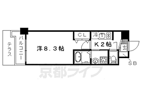 京都府京都市上京区南佐竹町（賃貸マンション1K・1階・25.76㎡） その2