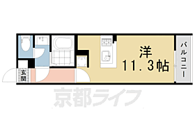 京都府京都市北区衣笠街道町（賃貸マンション1R・3階・28.83㎡） その2