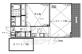 京都府京都市伏見区深草大亀谷東久宝寺町（賃貸アパート1LDK・2階・45.88㎡） その2