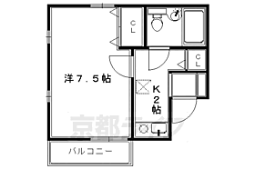 ハイツはみんぐ 202 ｜ 京都府京都市左京区一乗寺東杉ノ宮町（賃貸アパート1K・2階・19.44㎡） その2