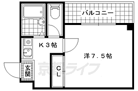 サキゾーメゾン竹鼻 203 ｜ 京都府京都市山科区竹鼻扇町（賃貸マンション1K・2階・26.00㎡） その2