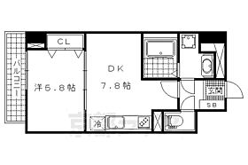 ときわぎ 702 ｜ 京都府京都市山科区東野片下リ町（賃貸マンション1DK・7階・35.06㎡） その2