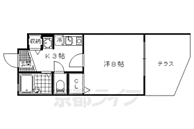 Ｌａｓ・Ｂｒｉｓａｓ・ｄｅ・Ｔｕｚｕｒａ 102 ｜ 京都府京都市山科区小野葛籠尻町（賃貸マンション1K・1階・26.10㎡） その2