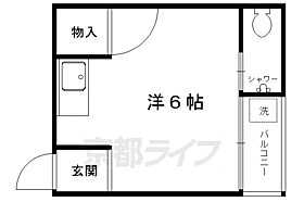 ハイツ松ヶ崎 1-H ｜ 京都府京都市左京区松ケ崎杉ケ海道町（賃貸マンション1R・1階・17.00㎡） その2