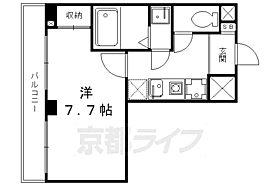 京都府京都市北区等持院西町（賃貸マンション1K・2階・24.50㎡） その2