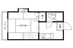 京都府京都市北区紫竹高縄町（賃貸アパート1K・2階・20.77㎡） その2