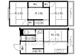 京都府営岩倉長谷団地7棟4階4.1万円