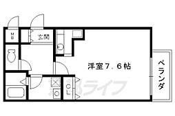 Ｐａｒｋ　Ｓｉｄｅ　秀泉 3階1Kの間取り
