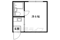 ソフィア山科 1Kの間取図画像