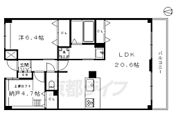 エーム梅小路 6階/602