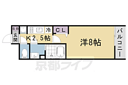 間取図画像 1K