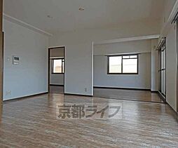 京阪本線 出町柳駅 徒歩5分の賃貸マンション 4階2LDKのリビング/ダイニング