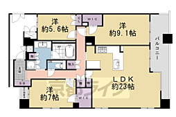 間取図画像 3LDK