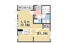 エムルーブル　Ｃ棟 2階/-